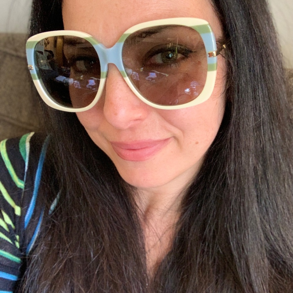 SOLD ⛔️Authentic Gucci 59 Oversized Square acetate/metal sunglasses - Picture 3 of 14